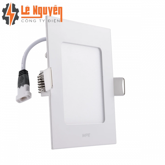 LED Panel âm trần nhôm, mặt vuông, điều chỉnh độ sáng 9W ánh sáng vàng SPL-9V/DIM