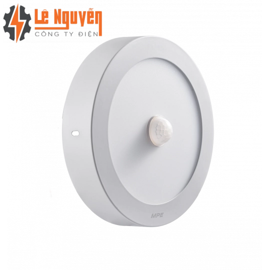 LED Panel ốp nổi nhôm, mặt tròn, cảm biến chuyển động 18W ánh sáng trắng SRPL-18T/MS