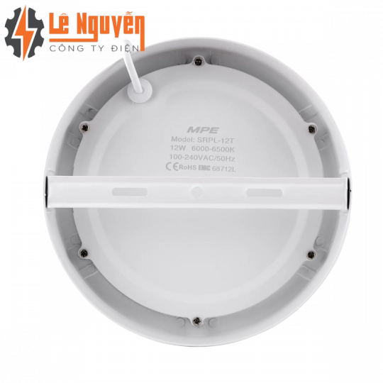 LED Panel ốp nổi nhôm, mặt tròn 12W ánh sáng vàng SRPL-12V