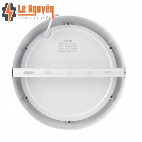 LED Panel ốp nổi nhôm, mặt tròn 18W ánh sáng trắng SRPL-18T
