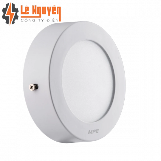 LED Panel ốp nổi nhôm, mặt tròn 12W ánh sáng trắng SRPL-12T