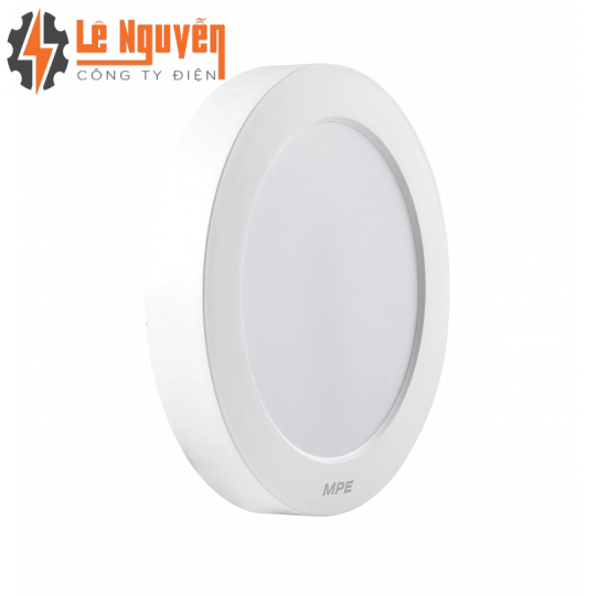 LED Panel ốp nổi nhựa, mặt tròn 12W ánh sáng vàng SRPL2-12V