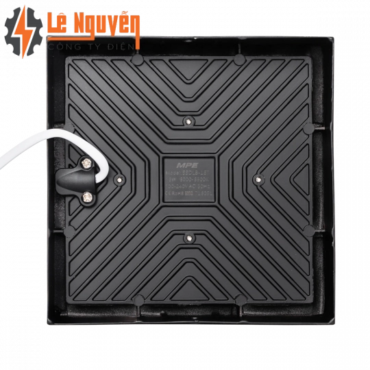 LED Downlight ốp nổi tràn viền đen, mặt vuông 16W ánh sáng trắng SSDLB-16T