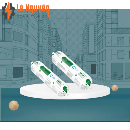 KEO SILICONE VCC  A600 xúc  xích  (MÀU TRONG ) 