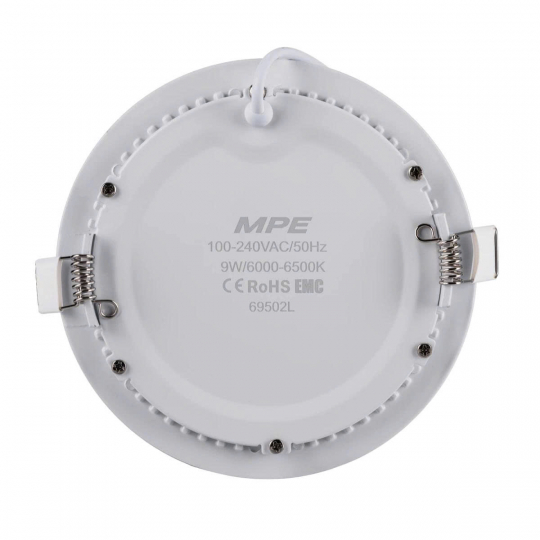 LED Panel âm trần nhôm mặt tròn 9W ánh sáng trắng RPL-9T