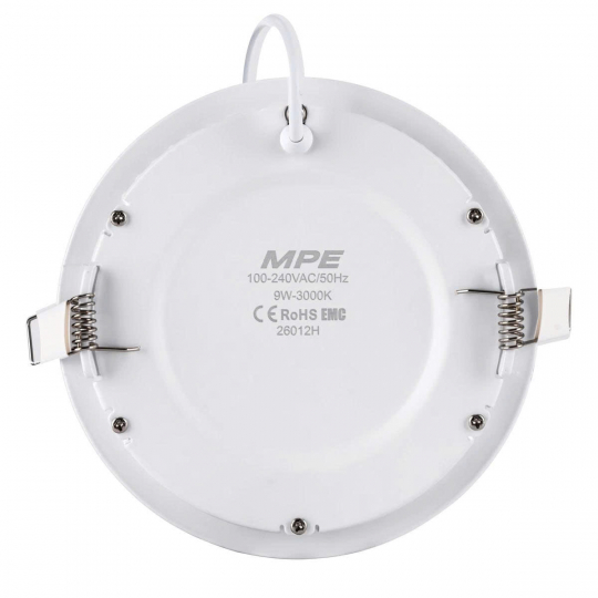 LED Panel âm trần nhôm mặt tròn 9W ánh sáng vàng RPL-9V